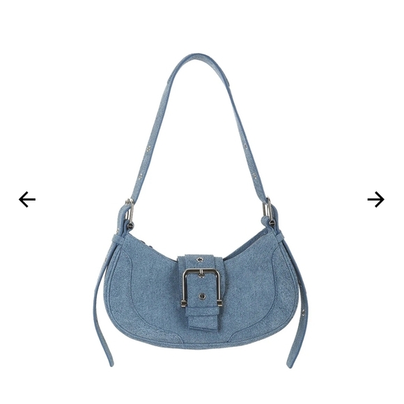 Osoi Handbags - Elegant Light Blue Shoulder Bag